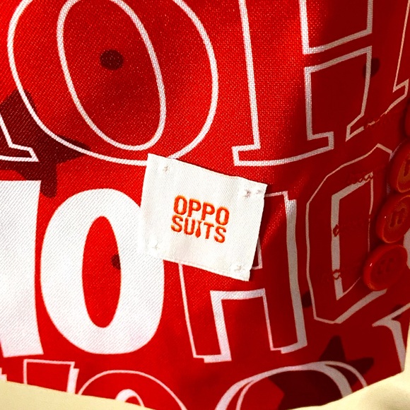 OPPOSUITS Christmas Blazer Ho Ho Ho! Men’s Size Large US 42-44 - Picture 6 of 9